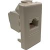 oniroview Presa RJ45 UTP CAT.6A compatibile BTicino Matix AM5979C6A Presa 8 Poli per Cavi Lan Connessione a Crimpare senza Attrezzi, colore Bianco