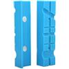 FTVOGUE 2 pezzi Morsa 5,5 Multi Groove Magnetico Morbido Morsa Vice Jaw Pad Accessori
