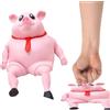 YEAPEAK Giocattolo antistress di maiale - Giocattolo antistress Suini & Squishy Squeeze Toy, decompressione creativa Piggy per spremere, gioco di stress, maiale antistress, giocattolo antistress per tutti