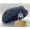 Vivienne Westwood Berretto Nero Cappello Berretto Orb Ricamo Lana Donna Tagli...