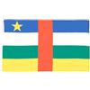 AZ FLAG - Bandiera Centrafrica - 150 x 90 cm - Poliestere leggero - Bandiera Centrafricana con occhielli metallici incorporati - 80 g