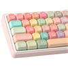 TYRIXKI Set di 126 copritasti in PBT MOA, design Rainbow Candy con sublimazione del colore, per switch Cherry Gateron MX e tastiere meccaniche