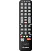 Meliconi Easytel 4, Telecomando universale 4 in 1 per TV, Decoder, DVD/Blu-ray e TV Box, Compatibile con quasi tutte le marche, Funzioni Smart TV, Compatto e maneggevole