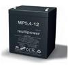Multipower MP5,4-12 12V 5,4Ah batteria al piombo AGM