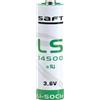 Saft LS 14500 AA Batteria al litio 3.6V 2600mAh UN3090 - SV188