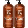 NEW YORK BIOLOGY THE ULTIMATE COSMECEUTI Biotin Shampoo e Balsamo Set 500 ml per capelli diradati - Formula ispessente per il trattamento della perdita dei capelli - per uomini e donne - Anti forfora - La confezione può variare