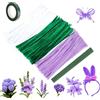 KARELLS 300 Pezzi Scovolini Colorati per Lavoretti, Set per Scovolini Colorati per Lavoretti Fiori, Pipe Cleaners for Art, Fiore di Girasole per Pulisci Pipa, Per Progetti Creativi Fai Da Te E Decorazioni