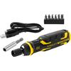 STANLEY Cacciavite a batteria STANLEY 4V con caricabatterie e punte