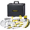 STANLEY Kit di assistenza STANLEY STMT98109-1, valigetta portautensili, 142 pezzi.