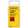 STANLEY Punti metallici STANLEY Tipo A 3/53/530 10 mm 1000 pezzi