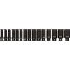 YATO Bussole a percussione lunghe YATO YT-1055 Bussole da 1/2" 15 pezzi.