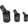 YATO YT-10643 Set giunti a impatto 1/4", 3/8", 1/2" 3 pezzi.
