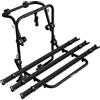 Peruzzo Padova 3 steel - portabici da portellone posteriore per 3 bici (nero)