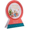 Hallmark Biglietto di Natale per il primo Natale per bambina, 3D e pop-up Peter Coniglio, Beatrix Potter, motivo palla di neve