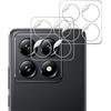 QUITECO Protezione Fotocamera per Xiaomi 14T Pro [2 Pezzi] Pellicola Vetrino Telecamera Posteriore Lente Camera