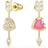 SWAROVSKI ORECCHINI IDYLLIA FRECCIA PLACCATO COLOR ORO