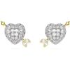 SWAROVSKI ORECCHINI CUORE A LOBO, IDYLLIA BIANCO 5737298