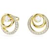 SWAROVSKI ORECHINI LOBO HYPERBOLA, BIANCO E ORO 5740407