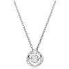 SWAROVSKI PENDENTE CONSTELLA, DANCING STONE PLACCATO RODIO