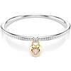 SWAROVSKI BRACCIALE RIGIDO IDYLLIA CUORE MIX M - 17 CM