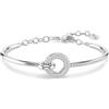 SWAROVSKI BRACCIALE RIGIDO DEXTERA, TAGLIO ROUND PLACCATO RODIO