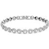 SWAROVSKI BRACCIALE UNA ANGELIC, TAGLIO ROUND, PICCOLO PLACCATO RODIO