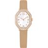 SWAROVSKI OROLOGIO DEXTERA OCTAGON, CINTURINO IN PELLE MARRONE
