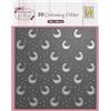 Nellie's Choice Cartella per Embossing 3D Sfondo Pasqua da Polli-Forniture per Creare Biglietti da 15 x 15 cm-Ideale per Scrapbooking, Grigio, Taglia Unica