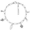 Diesel Bracciale in acciaio inox tono argento, DX1604040, Eine Grösse, Acciaio inossidabile, Nessuna pietra preziosa