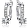 JewelryPalace 1ct Cubic Zirconia CZ Orecchini a Cerchio Regalo Per Donne Argento Sterling 925