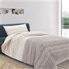 Dorian Home - Set Copripiumino Singolo Cotone 100% Puro, Morbido e Certificato con 1 Sacco Copri Piumino 155x210 + 1 Federa Cuscino Letto 50x80 con Patella di 18 cm, Parure Copripiumino 4 Stagioni