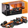 Burago Bburago - McLaren F1 MCL39 2025#81 Piastri, Auto Diecast in Scala 1:43 con Teca Espositiva, Replica Dettagliata F1 McLaren, Basetta Inclusa, Licenza Ufficiale, Età Consigliata 14+ Anni