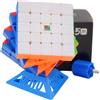 Bukefuno Moyu Meilong 5 x 5 m cubo magico magnetico senza adesivi, MFJS Meilong 5 x 5 x 5 cm, cubo magnetico magico 5 x 5 m