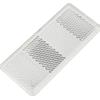 DOBPLAST Catadiottro riflettente bianco riflettore lampada per rimorchi, 90 x 40 mm