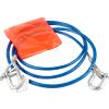 LAMPA Accessories Fune di traino con grilli LAMPA fune d'acciaio 3,5 m/6 mm/3 t blu