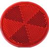 DOBPLAST Catadiottro adesivo rotondo fi 60 mm rosso