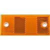 DOBPLAST Catadiottro riflettente arancione con fori per rimorchi