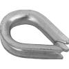 DROMET KU.4 redancia per corda, zigrinata in acciaio, 4 mm