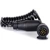 KAMAR Cavo elettrico a spirale KAMAR E1384 3m 12V spina/presa 13PIN