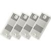 DOBPLAST Riflettori rettangolari bianchi con fori DOBPLAST 90x40mm SET 4x riflettori