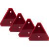 WAŚ triangoli d'emergenza rossi, 150mm, set, 4x catarifrangenti