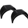 DOMAR Set di due parafanghi gemelli per rimorchio 14-16" DOMAR DK3115 passaruota piatti 915/450mm