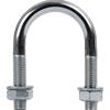 DROMET Morsetto tondo M10 con dadi e rondelle 43/81