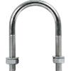DROMET Morsetto tondo M10 con dadi e rondelle 61/110