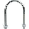 DROMET Morsetto tondo M10 con dadi e rondelle 77/138