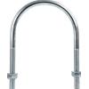 DROMET Morsetto tondo M10 con dadi e rondelle 115/175