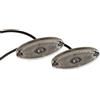 ASPÖCK Set di due luci di posizione a LED ASPÖCK FLATPOINT II, bianche, universali