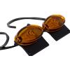 ASPÖCK Set di due luci di posizione a LED ASPÖCK FLATPOINT II, arancioni, universali, con staffa