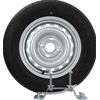 UNITRAILER Ruota di scorta per rimorchio con staffa PNEUMATICO WANDA 155/70 R13 79N CERCHIO TRAILER TOP 4Jx13"H2 4x100 ET:30