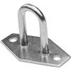 Bozamet Placca occhiello in acciaio gancio per fissaggio telone h-30 mm